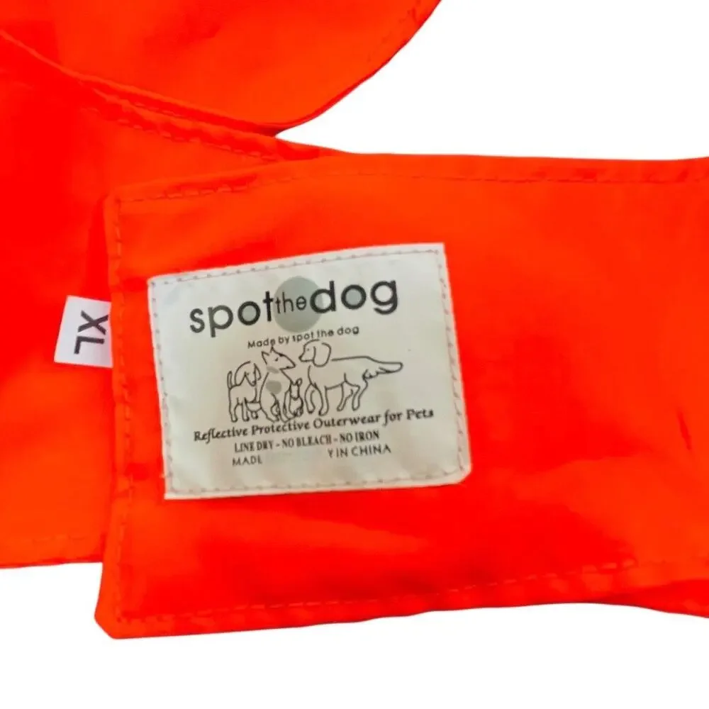 Spot The Dog Reflective Safety Vest Orange High Visibility Hunting Pet Gear XL
